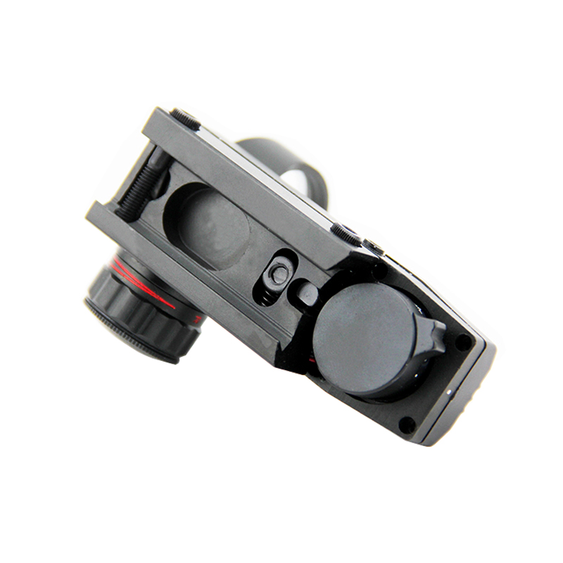 1x22x33 vermelho verde ponto vista mira escopo óptico 4 retículo iluminação colimador riflescope para ar15 airsoft caça