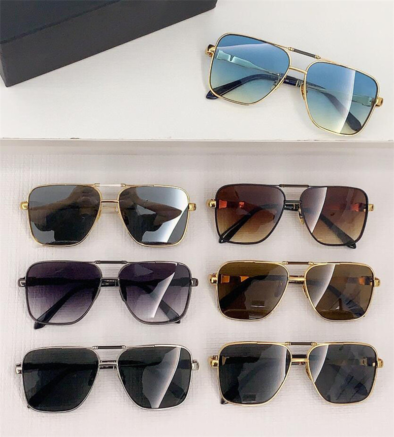 Nya modedesign män solglasögon z031 fyrkantiga k guldram generös populär stil avancerad utomhus UV400 -skyddsglasögon