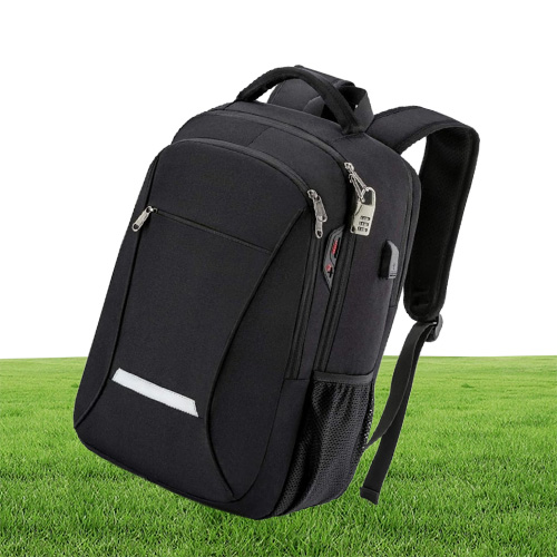 Rucksack langlebiger wasserfestes College School Laptop -Beutel für Frauen für 156 Zoll Computer und Notebook Black3785324