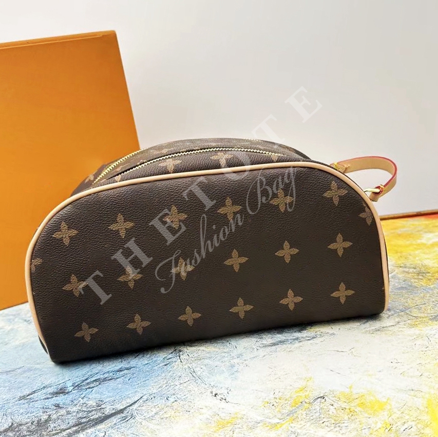 Bolsas de designer de luxo masculinas de luxo de grande capacidade Design de moda de moda feminina Bolsa de lavagem clássica Bolsa de higiene pessoal pendurada