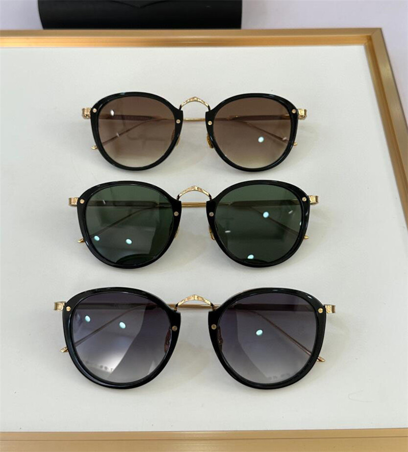 Nieuwe fashion design cat eye zonnebril 0014 acetaat frame metalen tempels veelzijdige vorm eenvoudige populaire stijl outdoor uv400 beschermingsbril