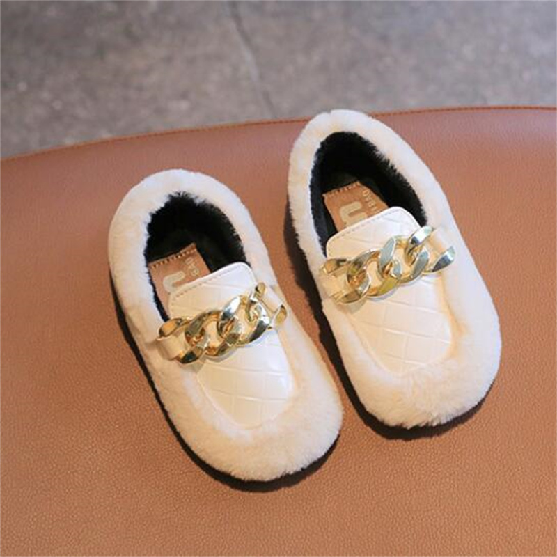 Kids Shoes Casual Sneakers Child Run Shoes Non Slip Boys Girls Warm Plush Loafer Winter Toddler Baby Boots