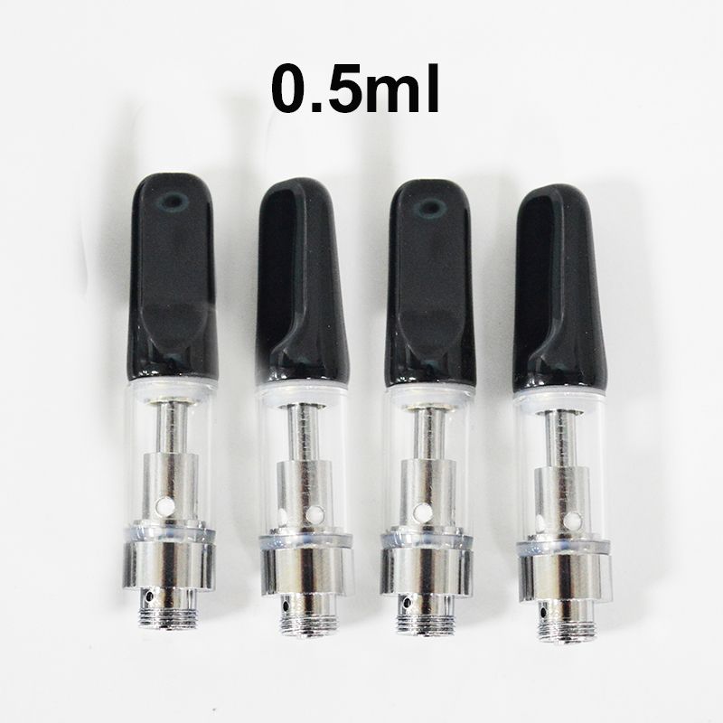 0,5 ml 0,8 ml 1,0 ml 510-Kartuschen-Schaumstoff-Tablett-Verpackung, leerer Verdampferstift, 2,0 mm dicke Öllöcher, Karren, individuelles Vape-Kartuschen-Paket