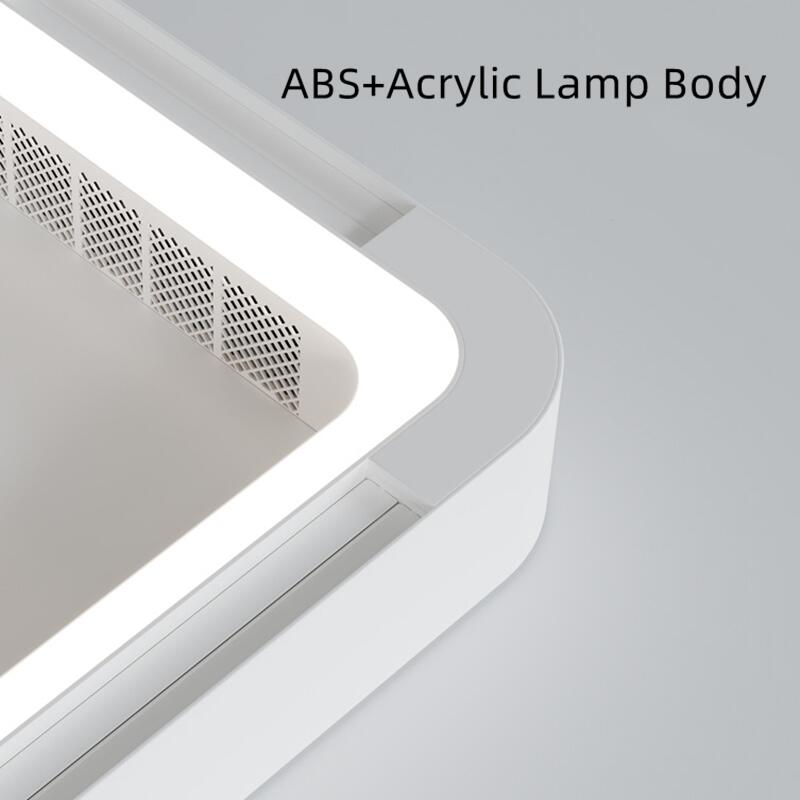 Lampada ventilatore da soffitto con app intelligente con telecomando leggero senza pale senza pale Circolatore LED CC Camera da letto Soggiorno Ventilatori da ufficio