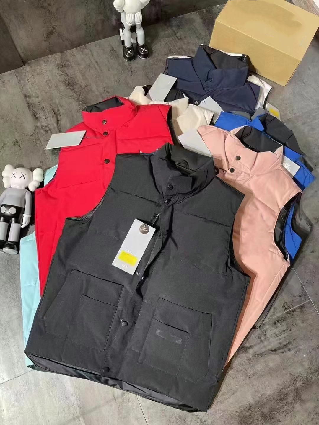 2023 Vesten Donsjack Warm houden heren stylist wintermode heren en dames Bovenkleding dikkere buitenjas essentiële koudebescherming Jassen vest maat S-2XL