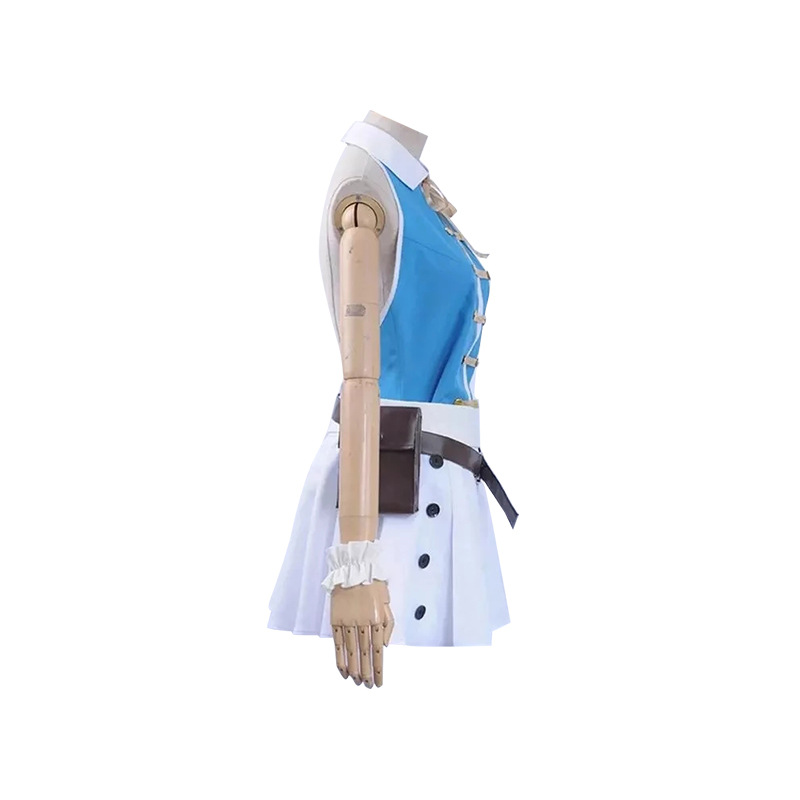 Anime Fairy Tail Lucy Heartfilia Costume Cosplay Magic Shooter Parrucca Abito aperto sul retro Donna Sexy Kawaii Halloween Carnevale Suit