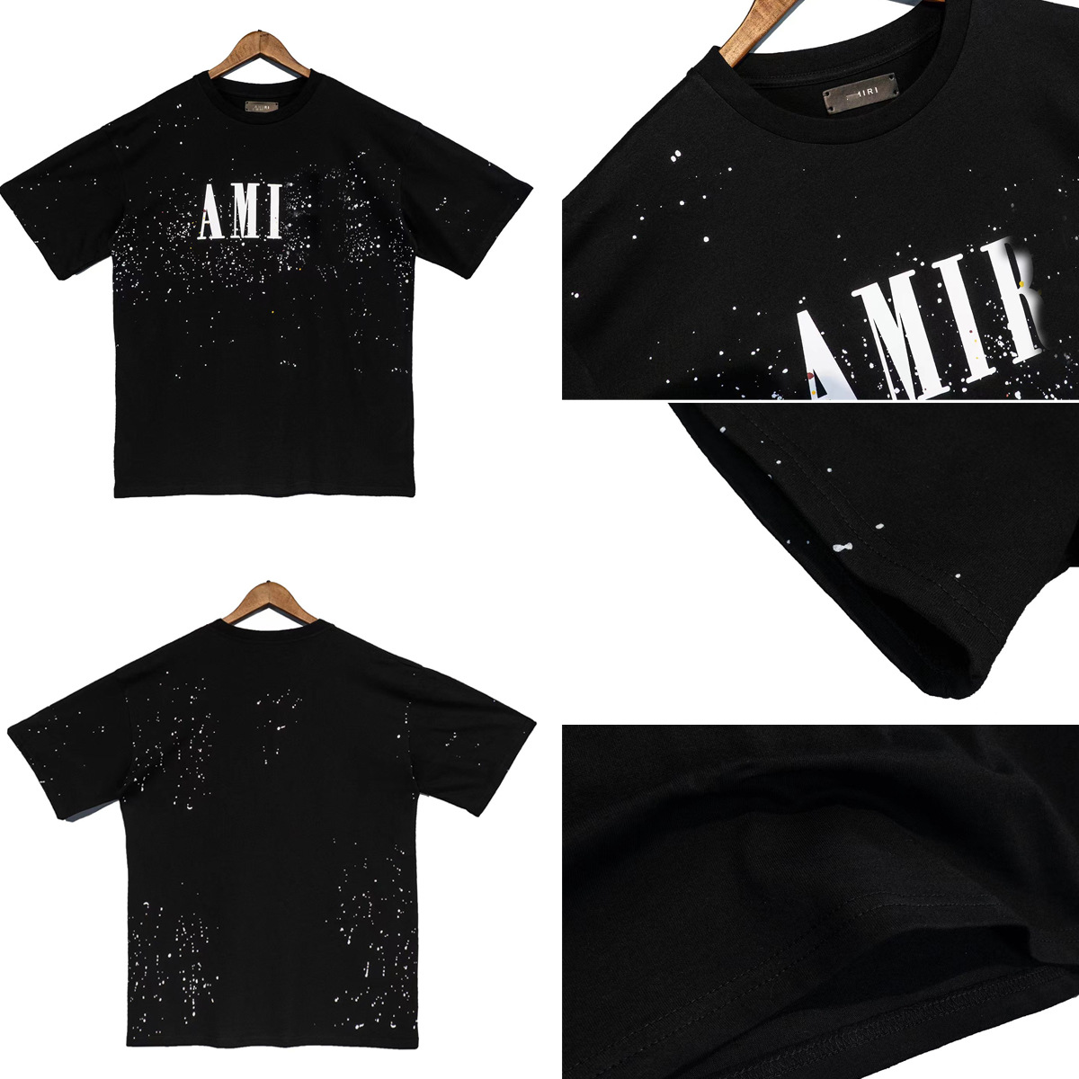 Außenhandel Hohe Version T-shirt Lose T-shirt Sommer Starry Sky Gedruckt Mode Marke High Street Amerikanische männer Kurzarm