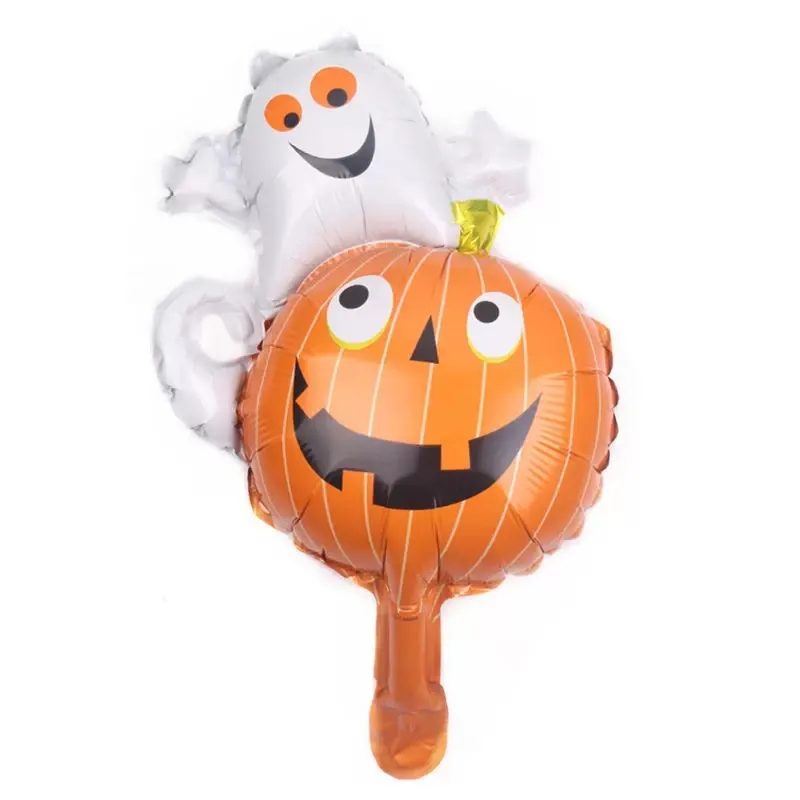 Mini Cartoon Halloween Foil Balloons Bat Spider Pumpkin Ballon Inflatable Toys Air Balloons Halloween Decorations Globos 915