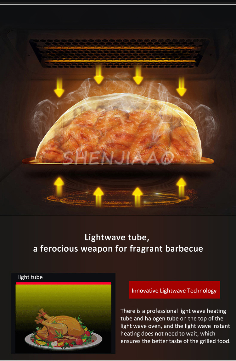 20L Microwave piekarnik Inteligentna konwekcja Inteligentna konwekcja Inteligentna duża pojemność kuchnia domowy wielofunkcyjny mikrofal