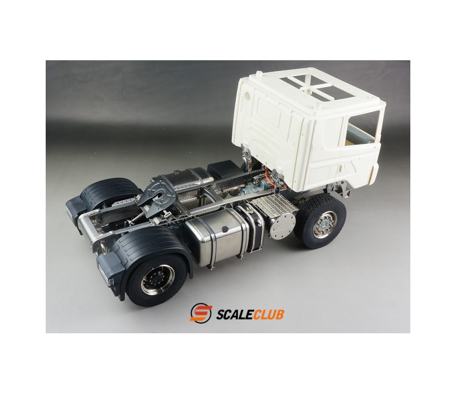 Scaleclub Model 1/14 Scania 4x2 4x4トレーラートラックシャーシMan Actros Volvo Car PartsのTamiya Lesuのフルメタル