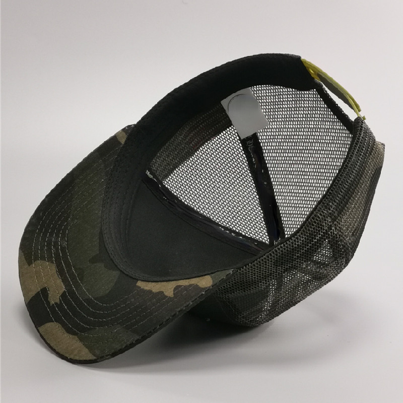 Casquettes de balle de marque à la mode unisexe brodé Camouflage Sun-poof chapeau de Baseball à bord plat chapeau Hip Hop