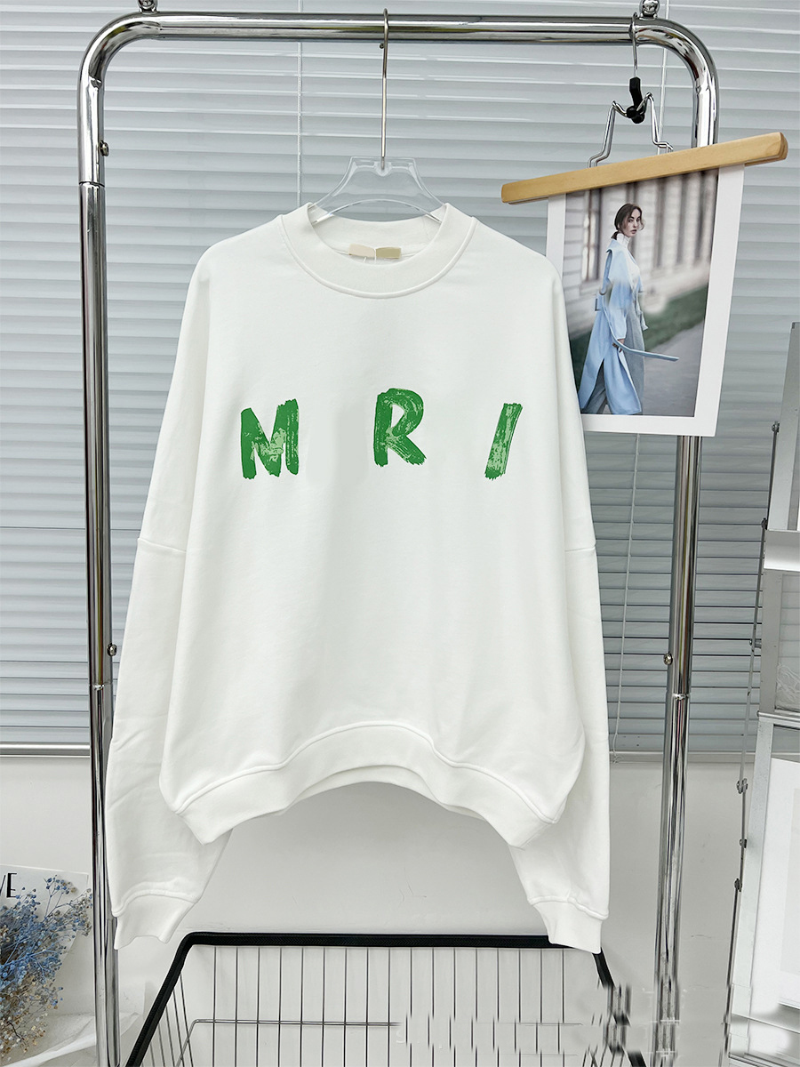 Women's hoodies high street sweatshirts round neck letter printed hoodie round sweater pullover for women