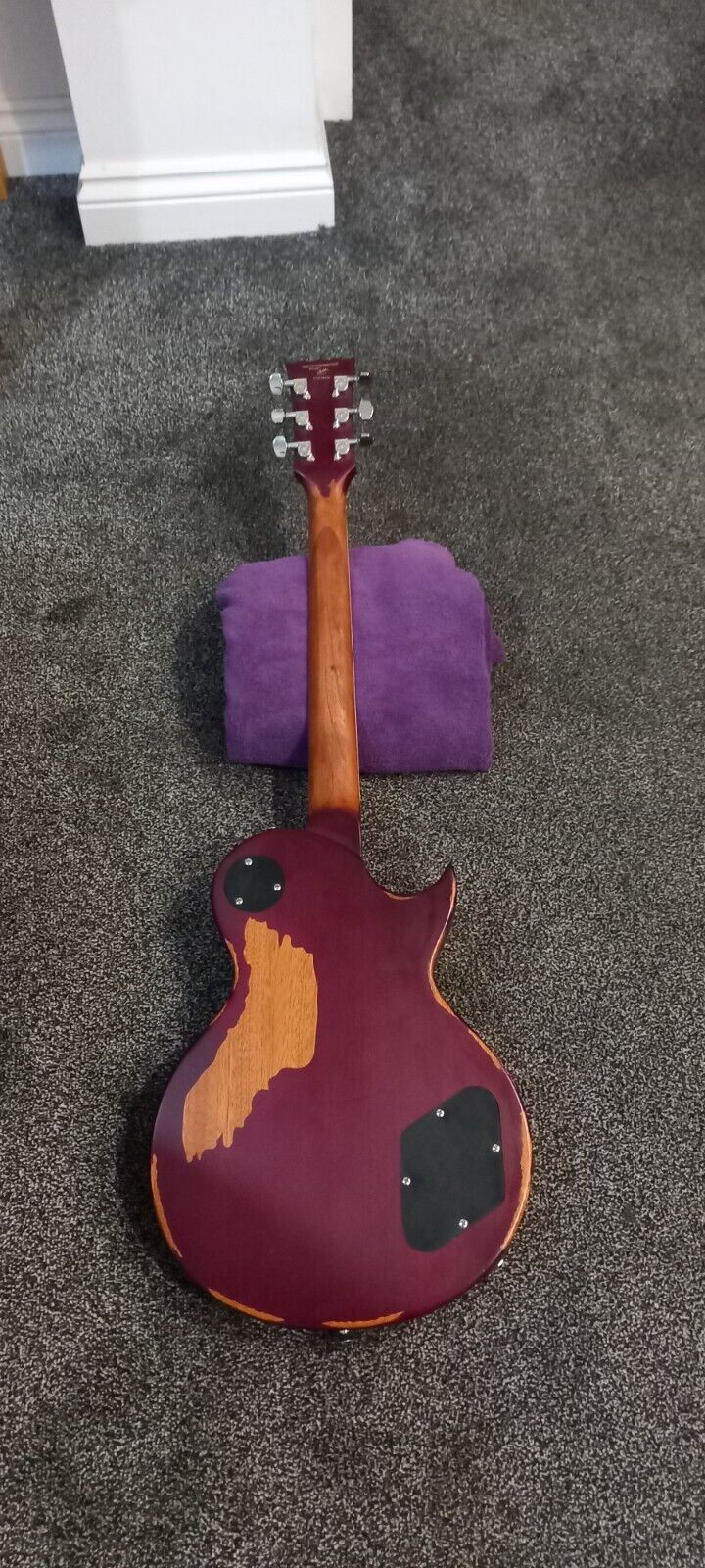 VINT AG E V100 ICON Guitarra elétrica mão esquerda angustiada gota de limão