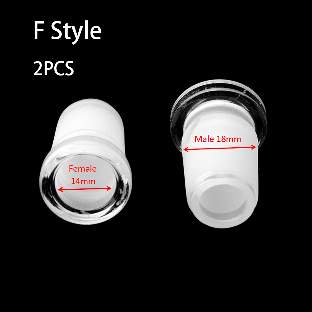 Cam Aksesuarlar Drop Reclaim adaptörü Bonglar için Bongs Petrol Teçhizatları Ash Catcheres Su Boruları 14mm 18mm Eklem