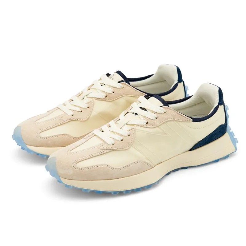 N 327 tênis masculino sapatos esportivos branco marinho tênis azul luz camelo branco grama verde mar sal feijão vermelho leite cinza escuro feminino baixo jogging sapato de caminhada