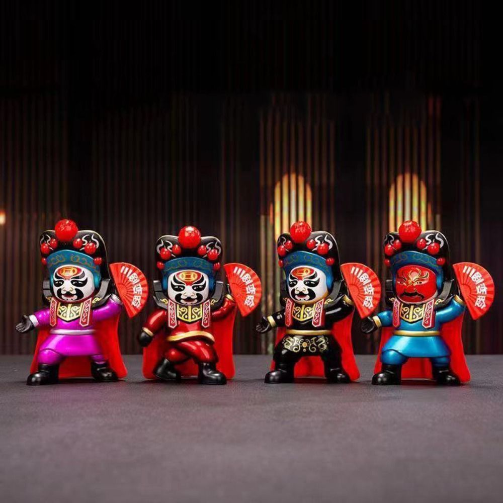 Dockor möter förändrad dockadekoration Peking Opera Collectible Model Creative Fashion Figur Toys Children S Special Gifts 230922