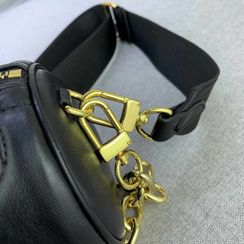 Designer handväska bred rem axelväska högkvalitativ crossbody väska äkta läder underarm blixtlåsväska handväska bb handväska utforska fler sätt att bära