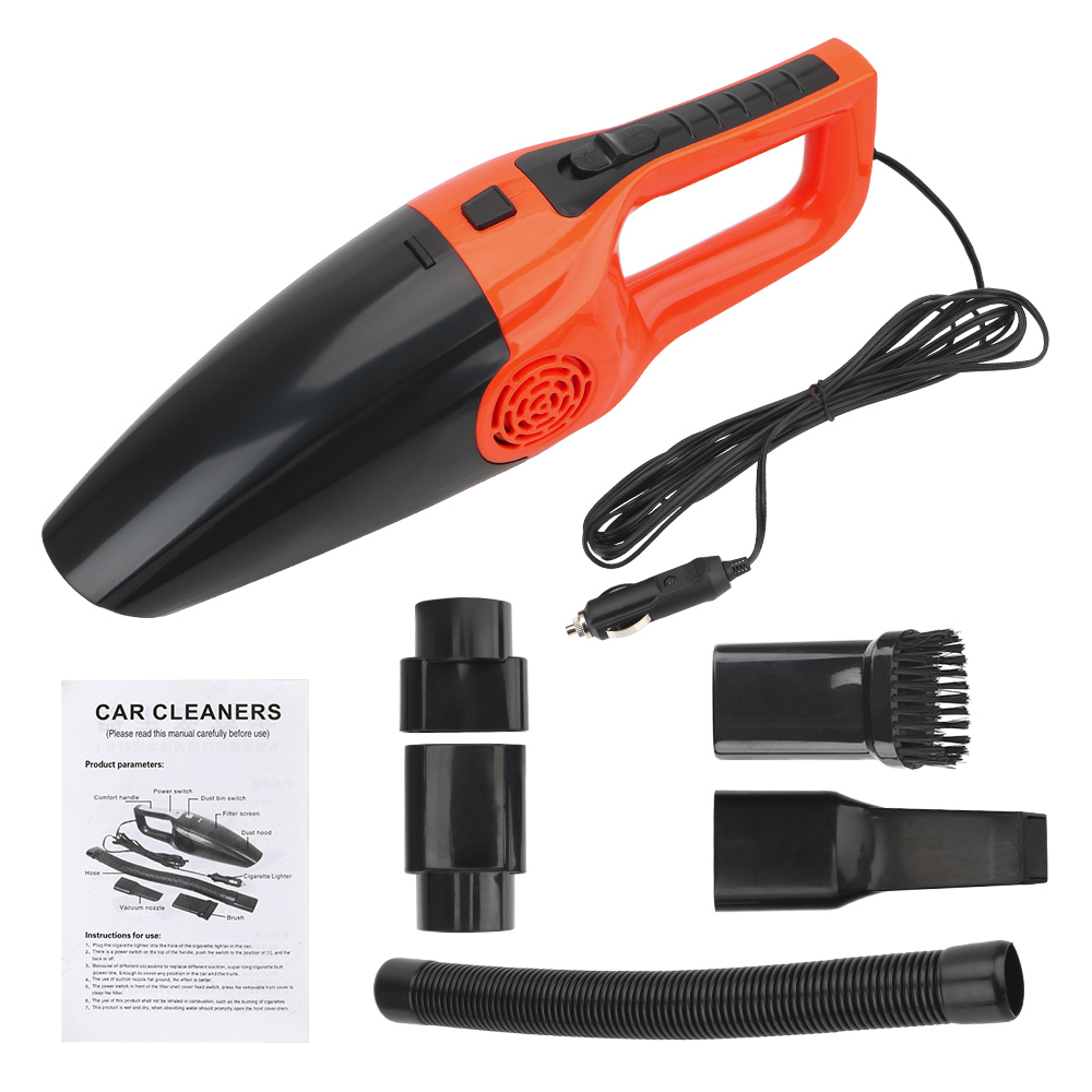 Car Vacuum Cleaner High Suction 12V 120W Wet And Dry dual-use Vacuum Cleaner Portable Powerful Handheld Mini Vaccum Cleaners