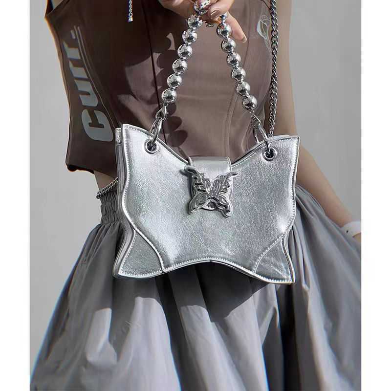 スーパーホットスモールバッグの女性S 2023年の新しいファッション用途の甘いクールなスパイシーな女の子高度なテクスチャミニ230922