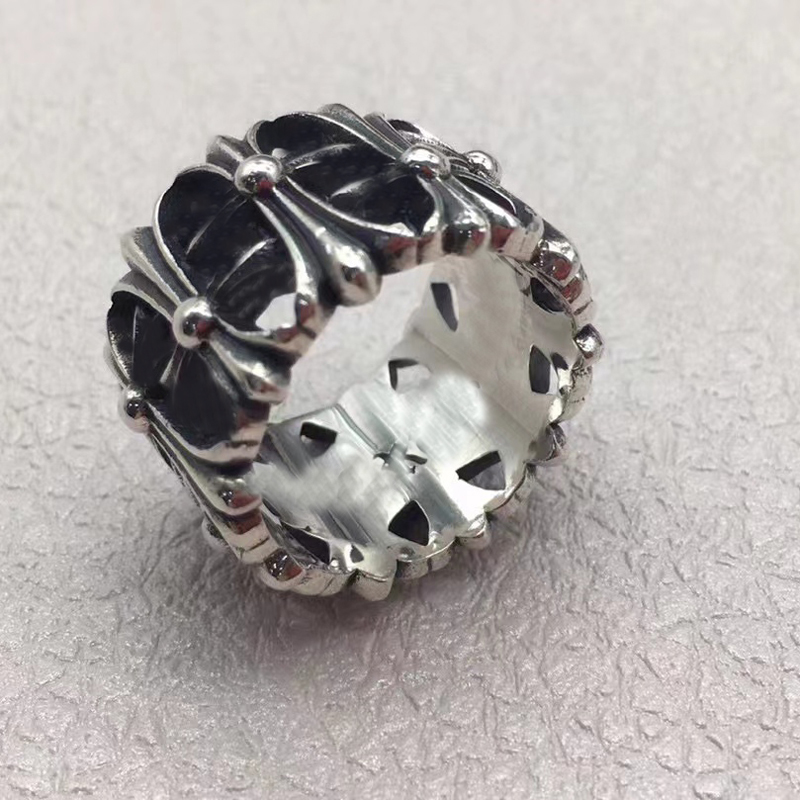 Mode rostfritt stål svart diamantskalle ring punk gotisk engagemang smycken dapu