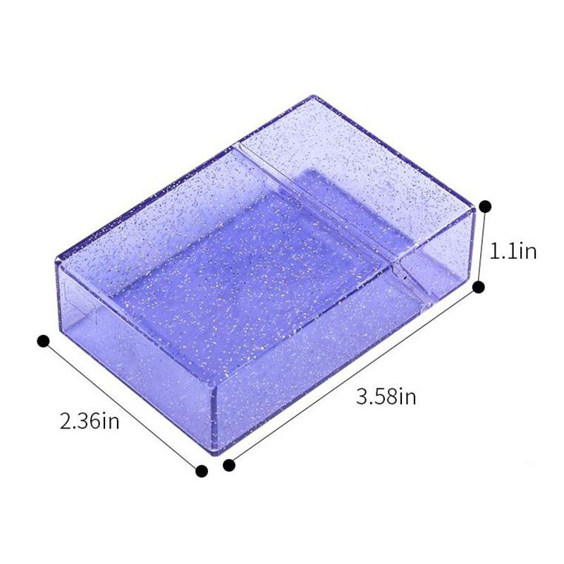 Étuis à cigarettes transparents colorés brillants, boîte de rangement, boîtier exclusif, boucle portable, couvercle rabattable, étui de rangement résistant à l'humidité