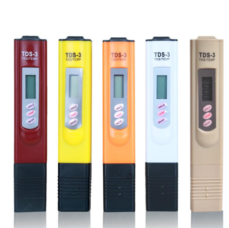 Partihandel Digital TDS Meter Monitor Temp PPM Tester Pen LCD-mätare Stick Water Purity Monitors Mini Filter Hydroponic Testers TDS-3 SN871