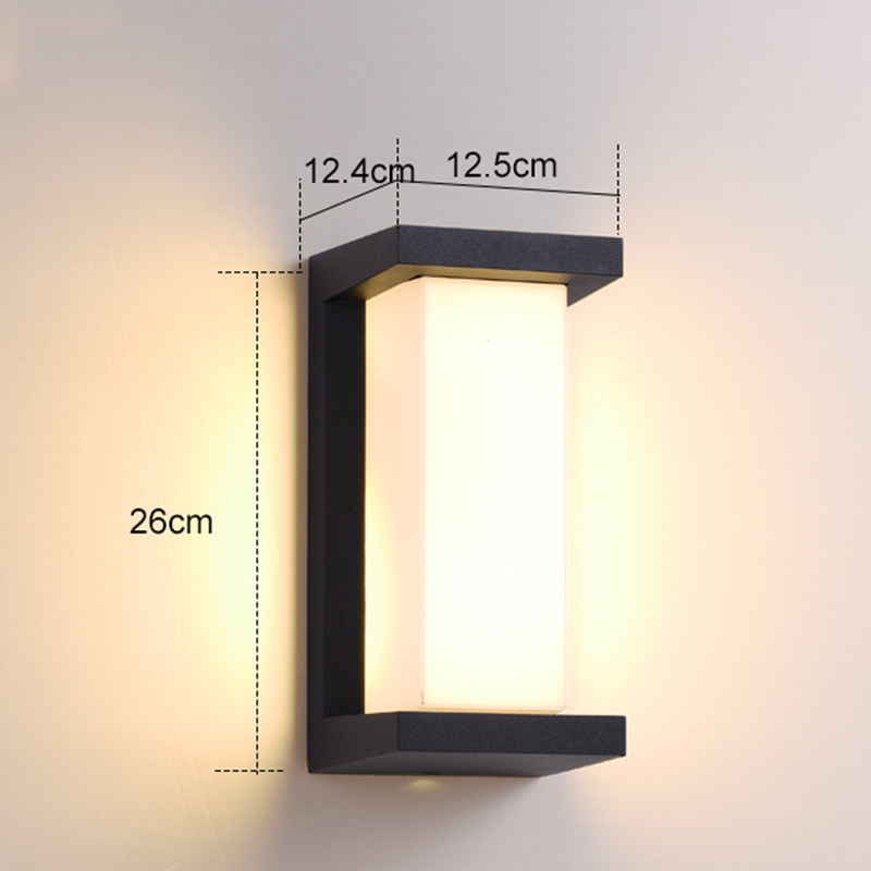 Lampada da parete a LED esterni impermeabile interni decorazione domestica lampada interni soggiorno camera da letto illuminazione scale AC110V-220V