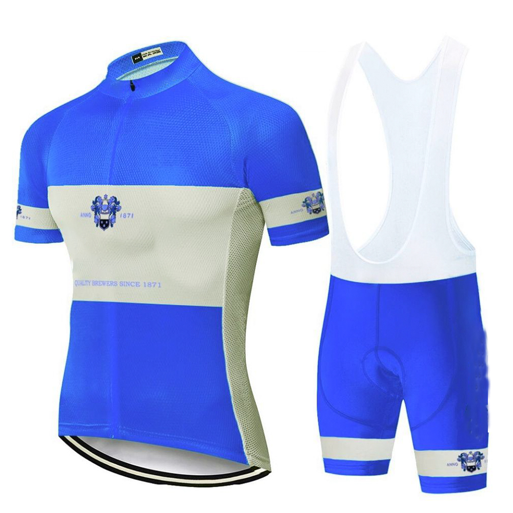 Zomer studios Bike Team Wielertrui set Maillot Ciclismo Ademende mans Fiets Korte Mouw Fietsen Kleding 220601