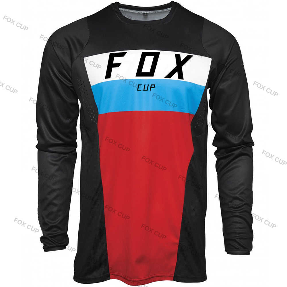 2022 Cykeltröja långärmad Enduro Motocross Jersey Mtb Downhill Mountain Bike DH Maillot Ciclismo Hombre Quick Torking Shir