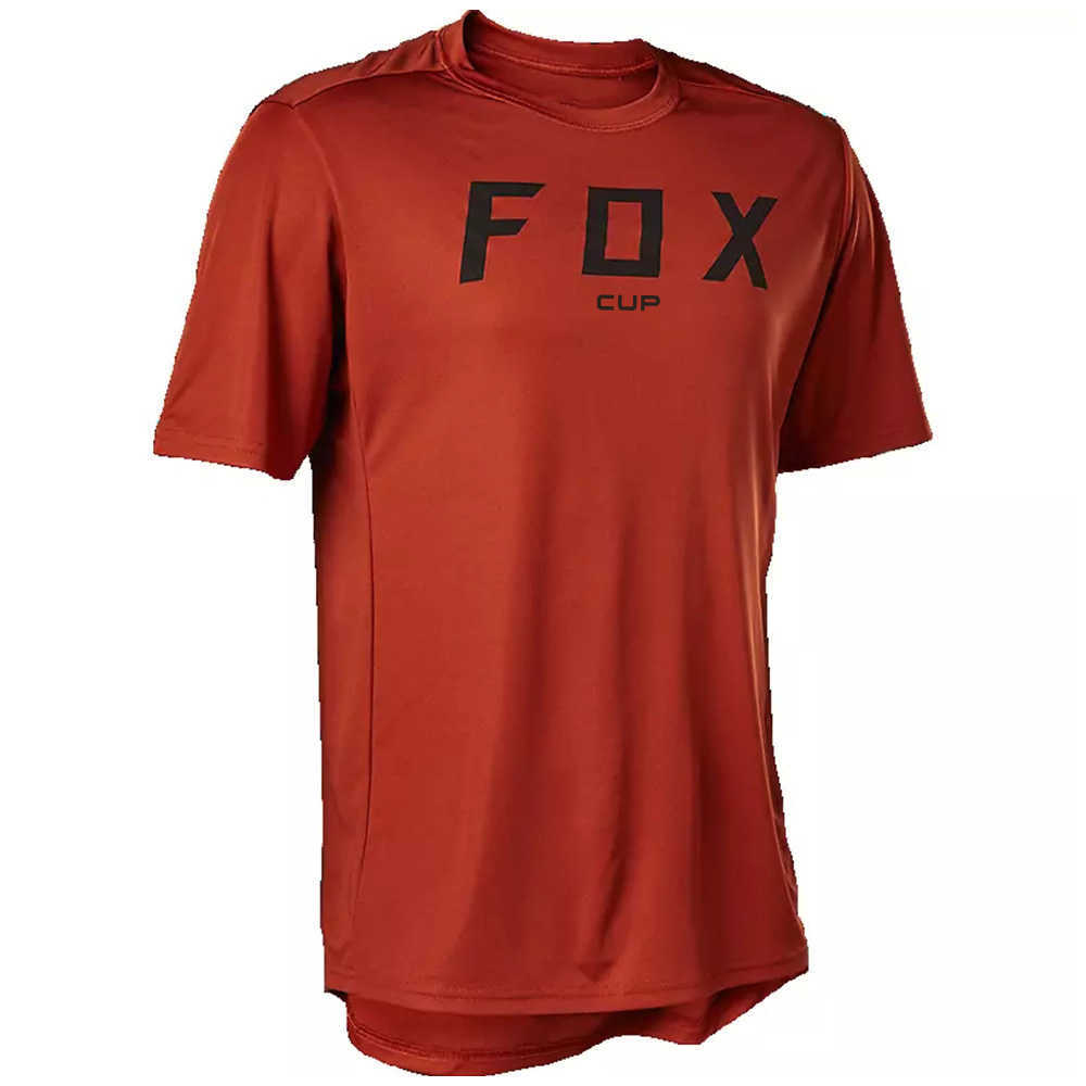 Maillot de cyclisme à manches courtes pour hommes, T-shirt de descente, FOX Cup, Motocross, moto de montagne