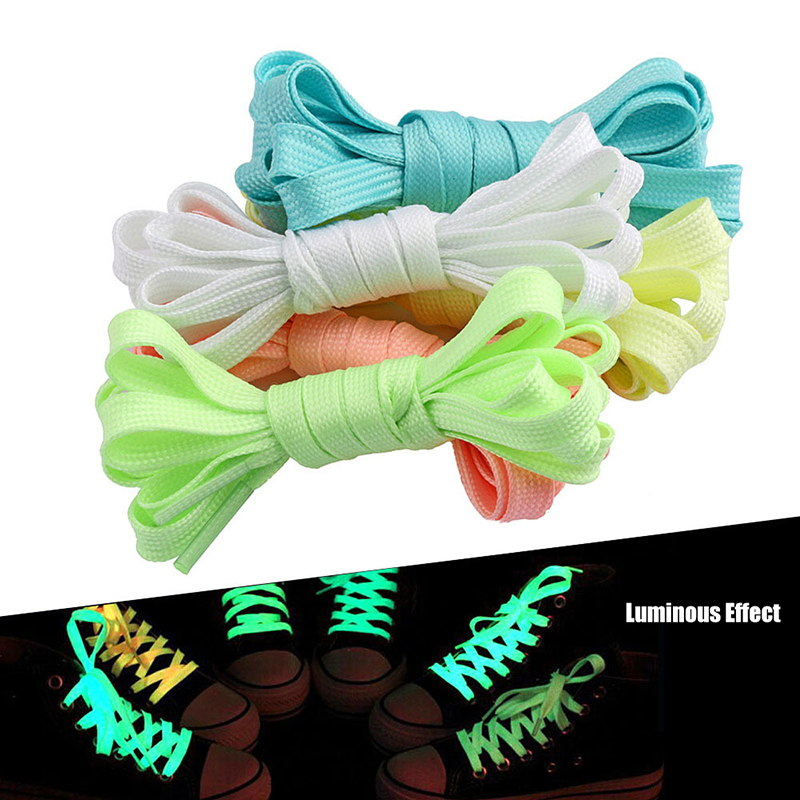 Shoe Parts Accessories Luminous Shoelaces for Kid Sneakers Men Women Sports Shoes Laces Glow In The Dark Night Shoestrings Reflective Shoelaces 230923