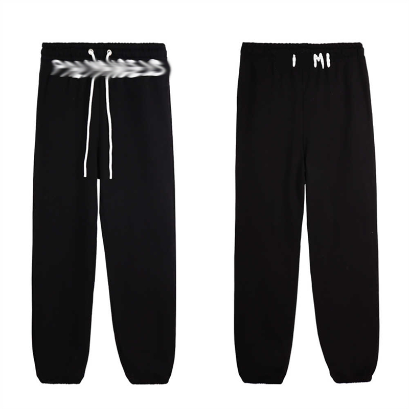 Neue Designer-Jogginghose mit schwarzem Flammen-Graffiti-Print für Herren, Sinn für Nische, lockere Sport-Freizeit-Jogginghose S-XL