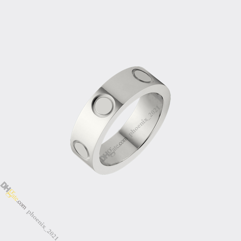 Projektant biżuterii Pierścień Projektant dla kobiet miłośnicy pierścienia zespołowe Pierścień tytanowy Pierścień Złota nigdy nie zanikają niealergiczne złote srebrne R2980