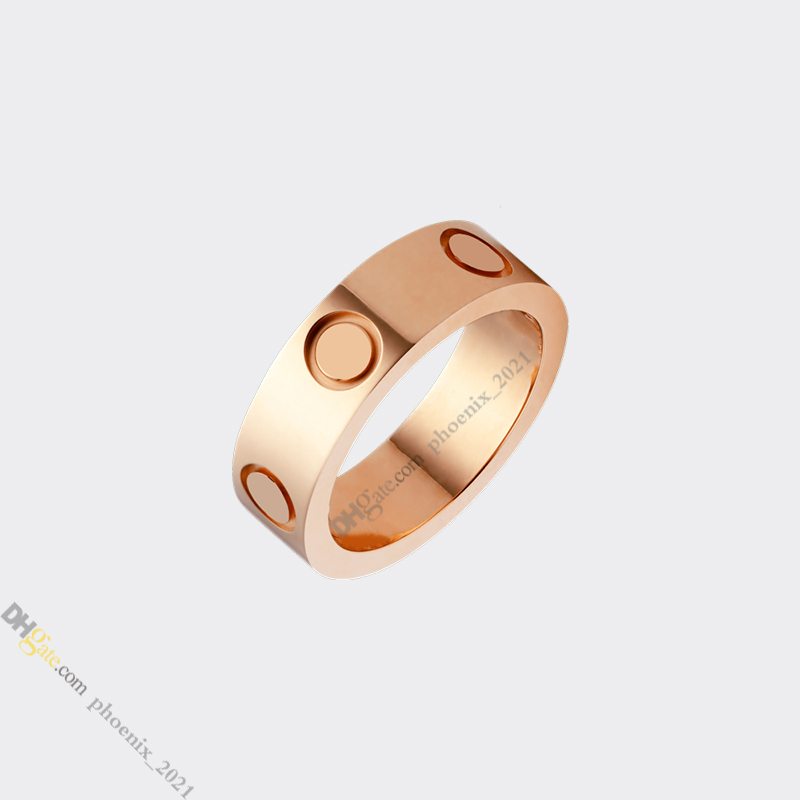 Anillo de diseñador Diseñador de joyas para mujeres Amantes Anillos de banda Anillo de acero de titanio Chapado en oro Nunca se desvanece No alérgico Oro Plata R2980