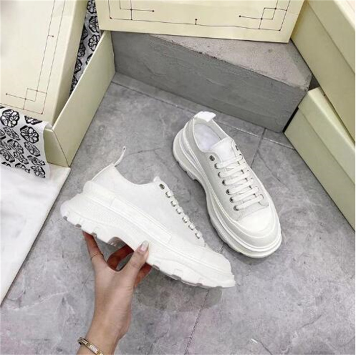 Designer Casual Canvas Shoes women Running shoes platform woman shoes white black magnolia royal blue canvas leather womans Sneakers fashion lace-up Trainers