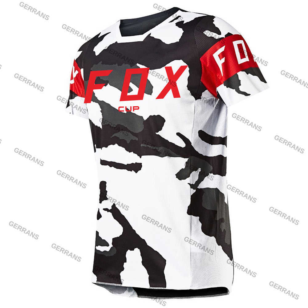 Men's Downhill Jerseys Fox Cup Mountain Bike MTB Shirts Offroad DH Motorcycle Jersey Motocross Sportwear Racing Bike