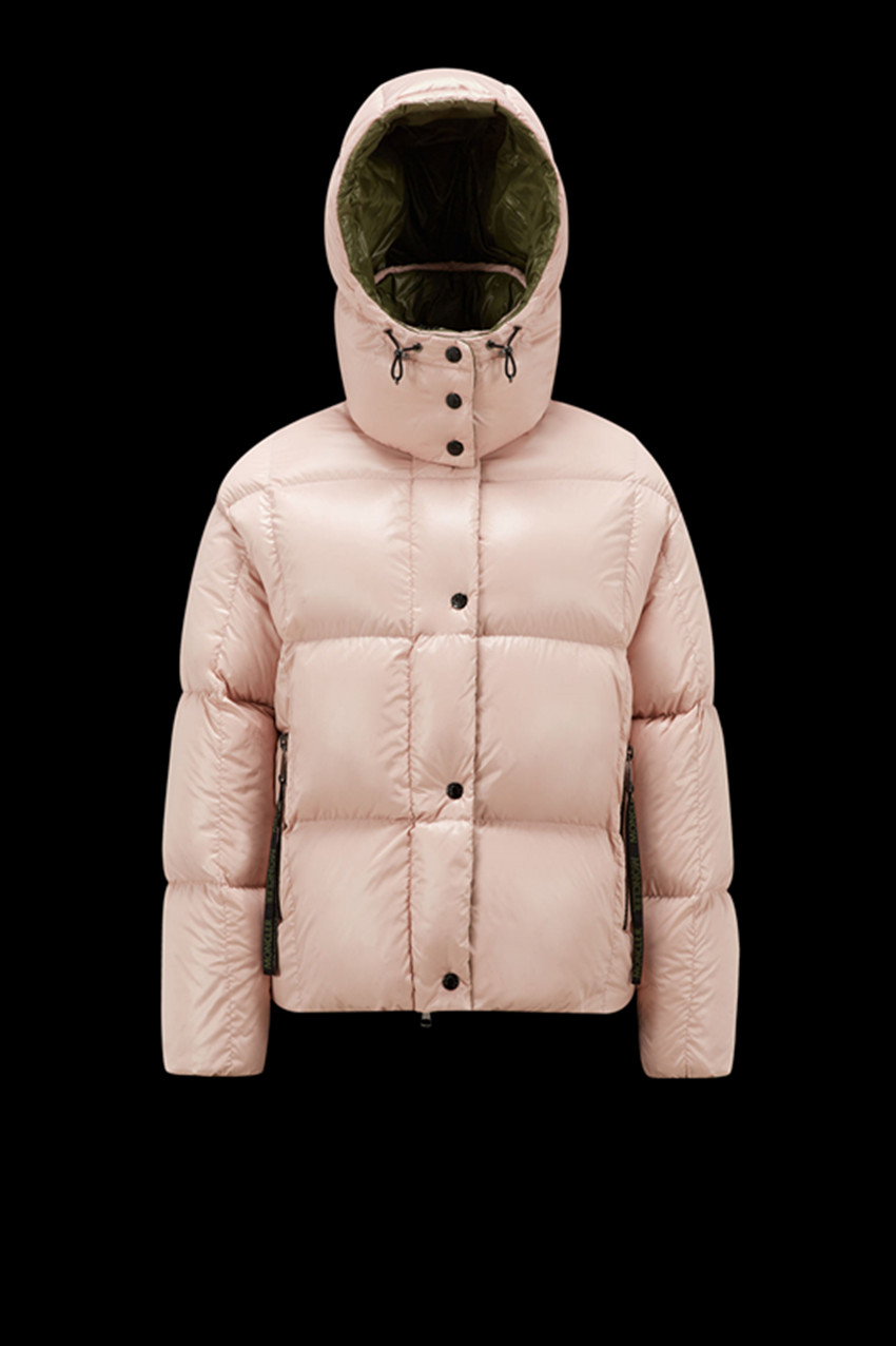 2023 Autumn Winter Women's White Duck Down Parkas Jackets Zipper Single Breasted Hooded Striped Woman's Slim Short Coats MK23036-3