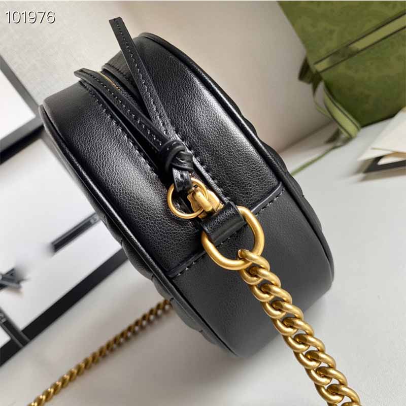 Mini shoulder bag roundness Designer chain crossbody bag Leather Woman purse High Quality luxurys G designers Fashion womens Clutch Camera Handbags