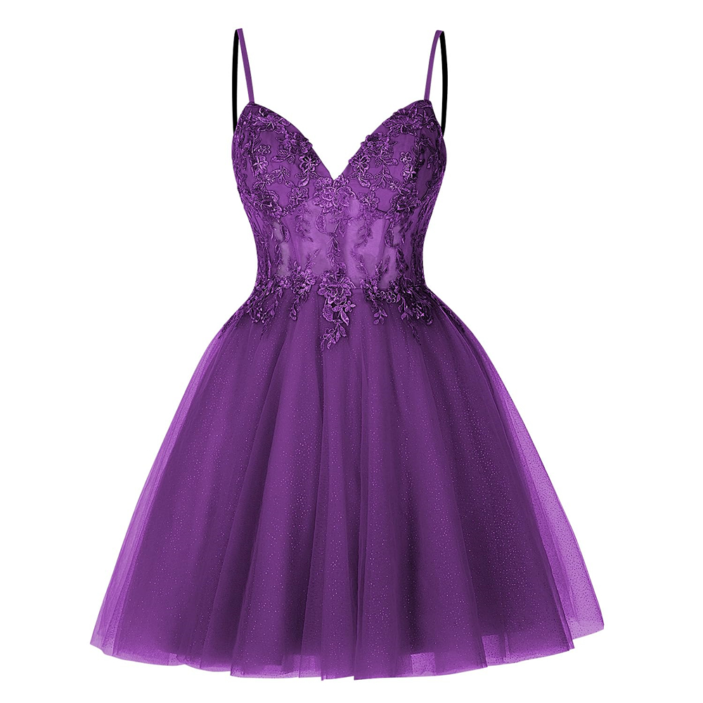 Robes de soirée courtes en dentelle florale avec appliques de perles scintillantes en tulle Illusion Mini cocktail pour occasions formelles d'anniversaire, bal de fin d'études, robes de soirée de cocktail