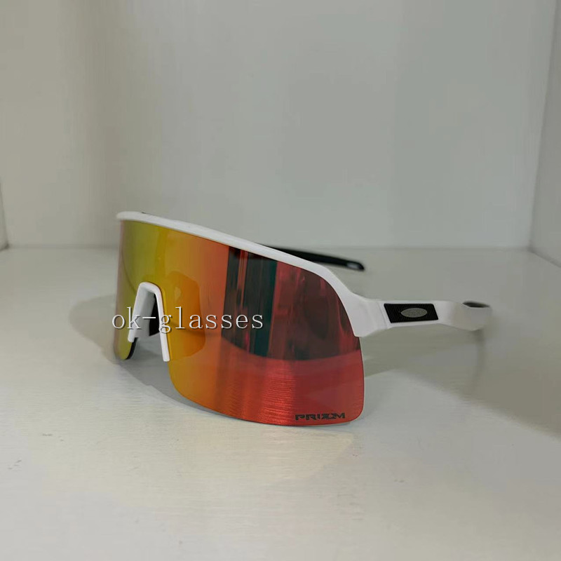 OO9463 사이클링 안경 남성 야외 스포츠 사이클링 안경 UV400 편광 렌즈 자전거 선글라스 라이딩 고글 3 렌즈와 케이스