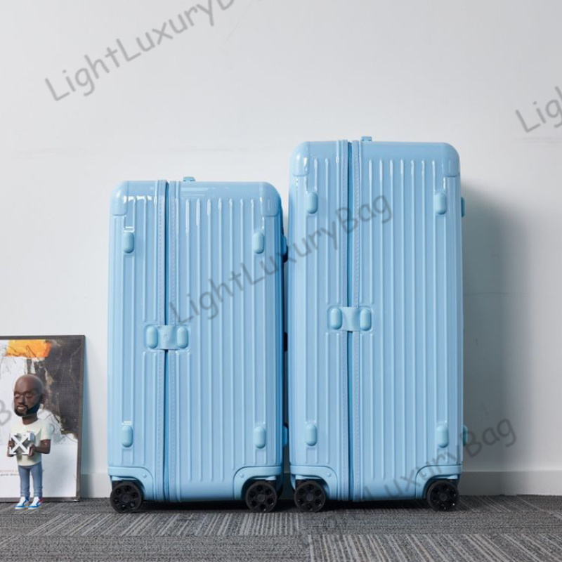 Glossy Trolley Case Super Large Capacity Luggage Net Celebrity Suitcase Soft Luggage Carry On Luggage With Wheels 2023