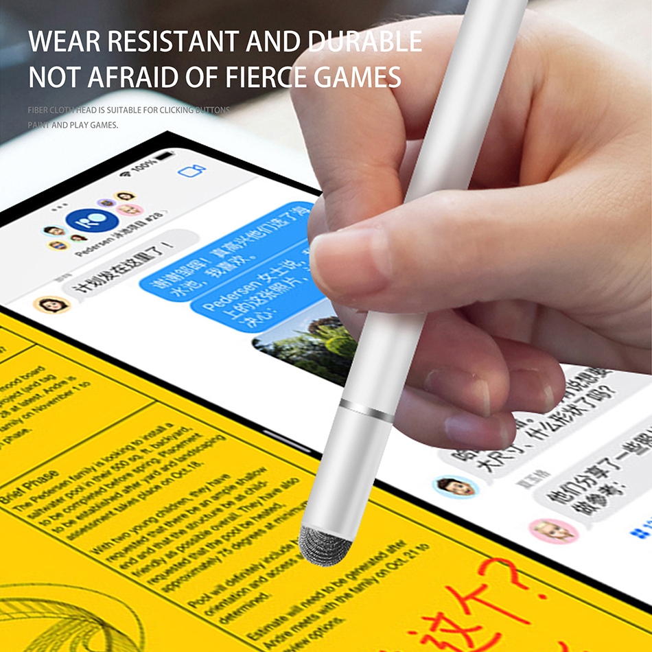 Le nouveau stylo capacitif à pointe dure en fibre pour écran tactile est adapté pour Huawei Xiaomi Vivo Android stylet de dessin stylet de téléphone portable stylet d'écriture tactile