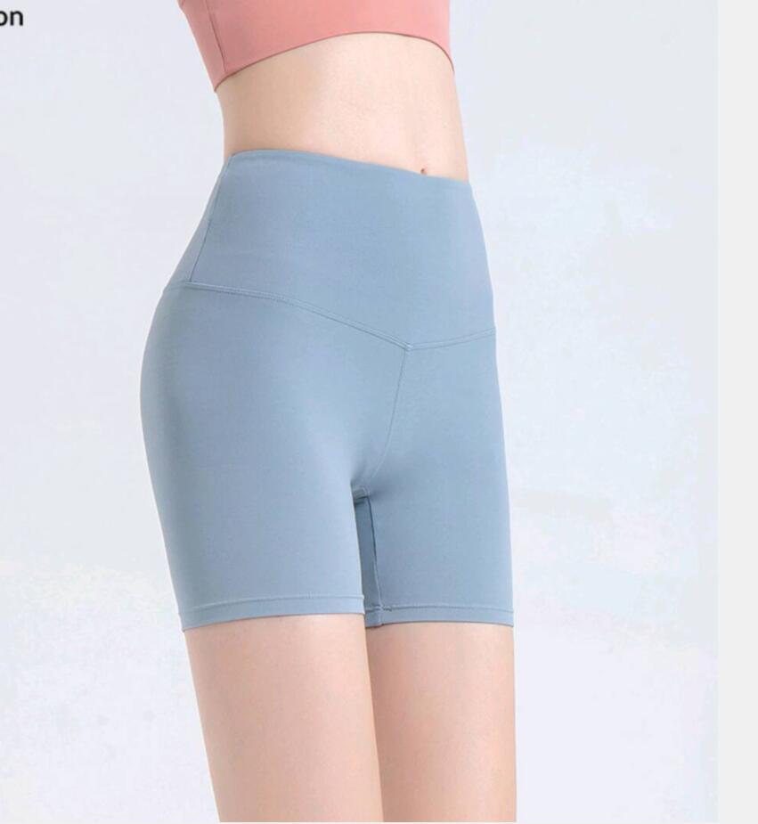 Lulunude Women's Joga Spodnie pokazują wąską talię i podnoszenie spodnie biodrowej Spodnie fitnessowe ciasne środkowe spodnie rowerowe