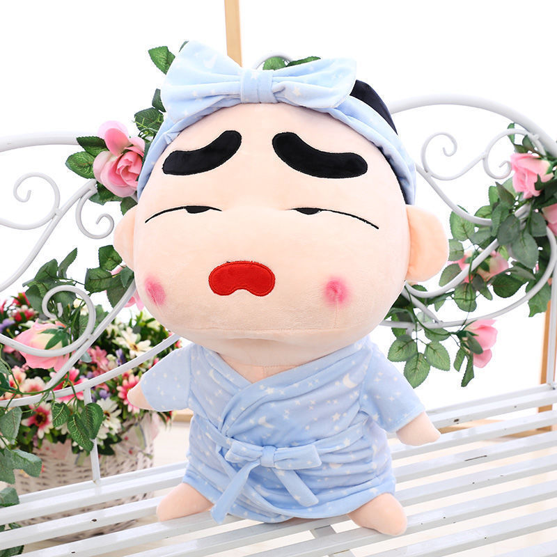 Anime peluche animaux jouet mignon petit garçon dans son pyjama poupée compagnon de jeu pour enfants décoration de la maison garçons filles anniversaire fête des enfants noël 24 style 35 cm