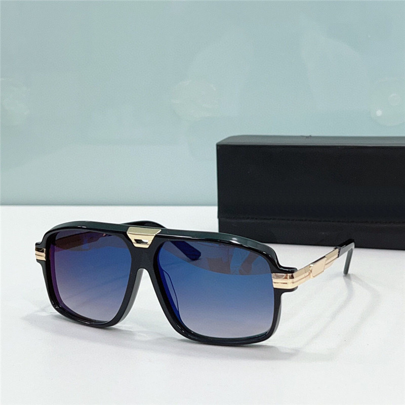Nya modemän pilot solglasögon 6032 Acetatram avantgarde form Tyskland designstil utomhus UV400-skyddsglasögon