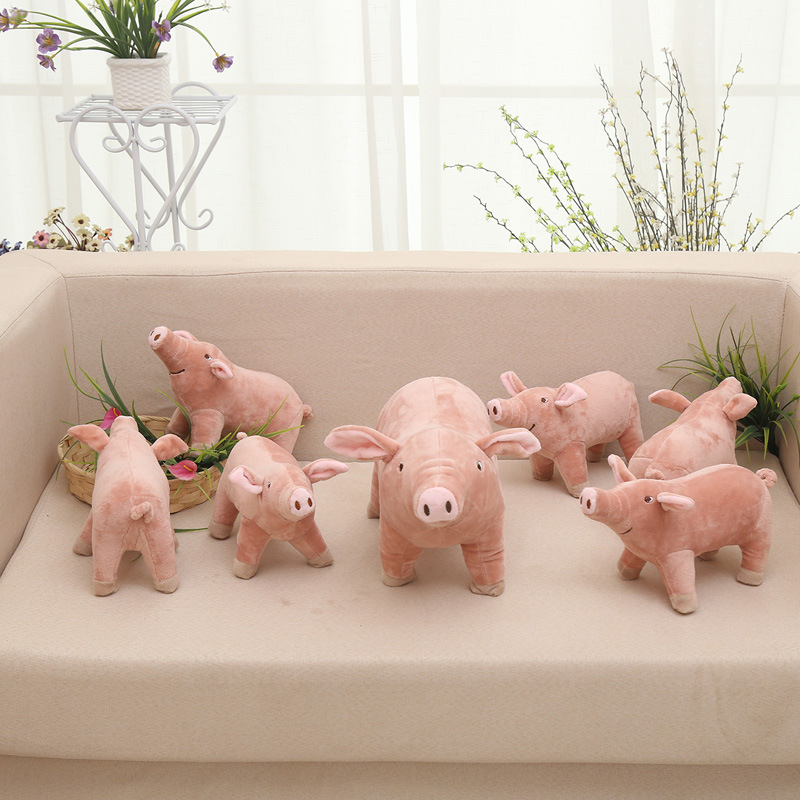 Cute simulation pig doll plush toy net red pink pig pillow cloth doll boy and girl gift