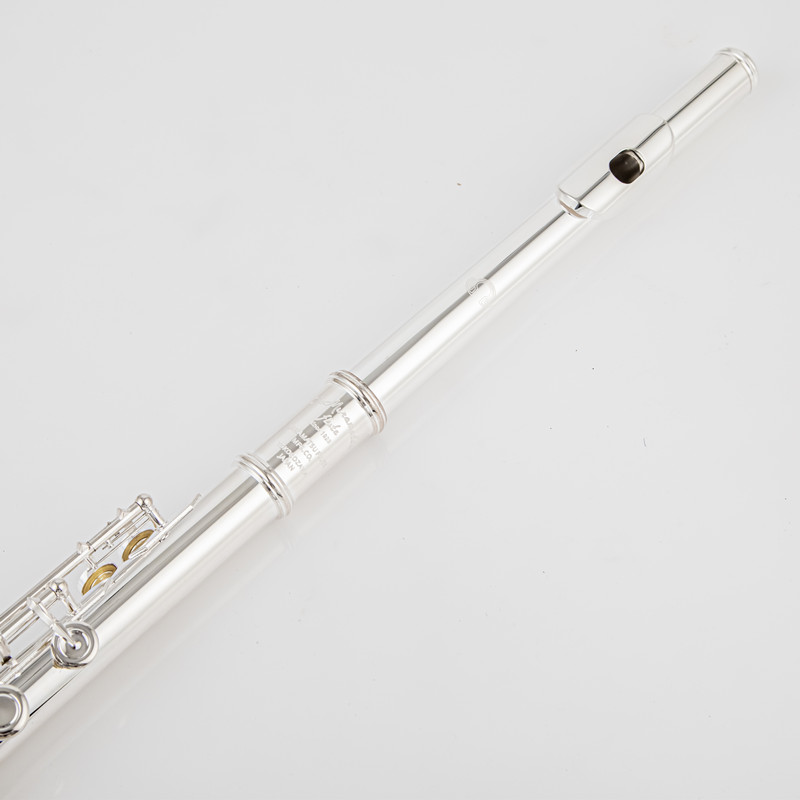 Flet cupronickel otwarty klawisz 16 otworzy Srebrny instrument fletu z obudową