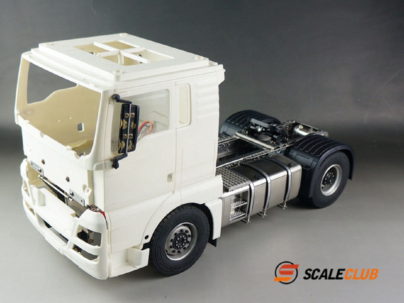 Scaleclub Model 1/14 -For Tamiya Man Full Metal 4x4 4x2 Chassis For Lesu Scania Actros Volvo Car Parts Rc Truck Trailer