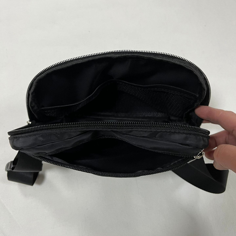 Marsupio sportivo in tinta unita Borse portaoggetti Marsupio Marsupio in nylon impermeabile Borsa a tracolla Marsupio Tracolla regolabile Sport all'aria aperta Corsa Borse cellulare W0094