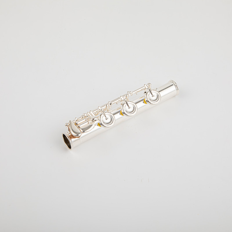 665 795 Flute Silver-Plated 17-Key Flute Open-Hole Electromechanical Flute